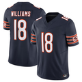 MWATKINS C.Bears #18 Caleb Williams Navy Vapor F.U.S.E. Limited Jersey Player Stitched Jerseys