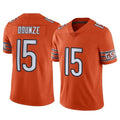 MWATKINS C.Bears #15 Rome Odunze Player Orange Alternate Vapor Limited Home Game Stitched Jerseys