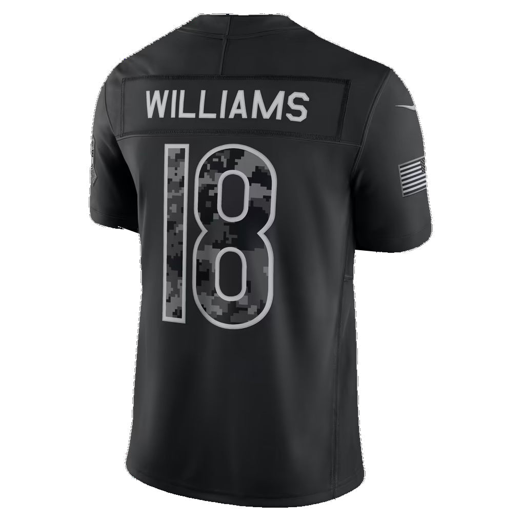 C.Bears #18 Caleb Williams Black 2026 Salute to Service Stitched Limited Football jersey MWATKINS