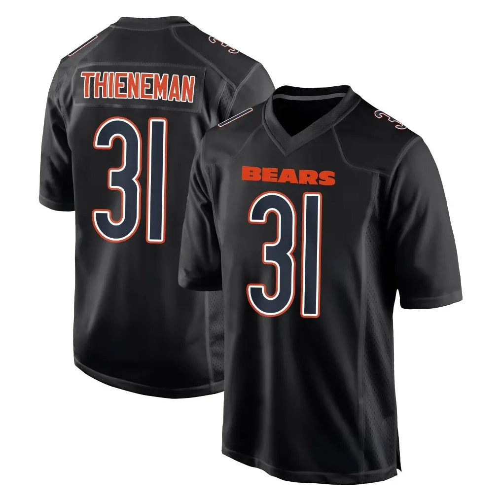 MWATKINS C.Bears #31 Dillon Thieneman Player Carbon Black Fashion Game Stitched Jerseys