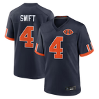 MWATKINS C.Bears #4 D'Andre Swift Navy 2026 Rivalries Collection Game Stitched Jerseys