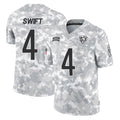MWATKINS C.Bears #4 D'Andre Swift Player Arctic Camo Salute to Service Limited Stitched Jerseys