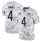 MWATKINS C.Bears #4 D'Andre Swift Player Arctic Camo Salute to Service Limited Stitched Jerseys