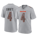 MWATKINS C.Bears #4 D'Andre Swift Player Gray Atmosphere Fashion Game Stitched Jerseys