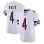 MWATKINS C.Bears #4 D'Andre Swift Player White Vapor Untouchable Limited Home Game Stitched Jerseys