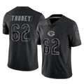MWATKINS C.Bears #62 Joe Thuney Player Black REFLECTIVE Limited Game Stitched Jerseys