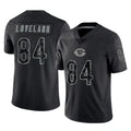 MWATKINS C.Bears #84 Colston Loveland Player Black REFLECTIVE Limited Game Stitched Jerseys