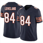 MWATKINS C.Bears #84 Colston Loveland Player F.U.S.E. Limited Navy Game Stitched Jerseys