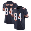 MWATKINS C.Bears #84 Colston Loveland Player Navy Vapor Untouchable Limited Home Game Stitched Jerseys