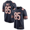 MWATKINS C.Bears #85 Cole Kmet Navy Player Game Jersey American Stitched Jerseys