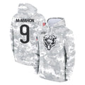 MWATKINS C.Bears #9 Jim McMahon Player Arctic Camo Salute to Service Pullover Hoodies Limited Stitched Jerseys