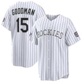 Colorado Rockies #15 Hunter Goodman 2026 All-Star Game White Replica Stitched Baseball Jerseys