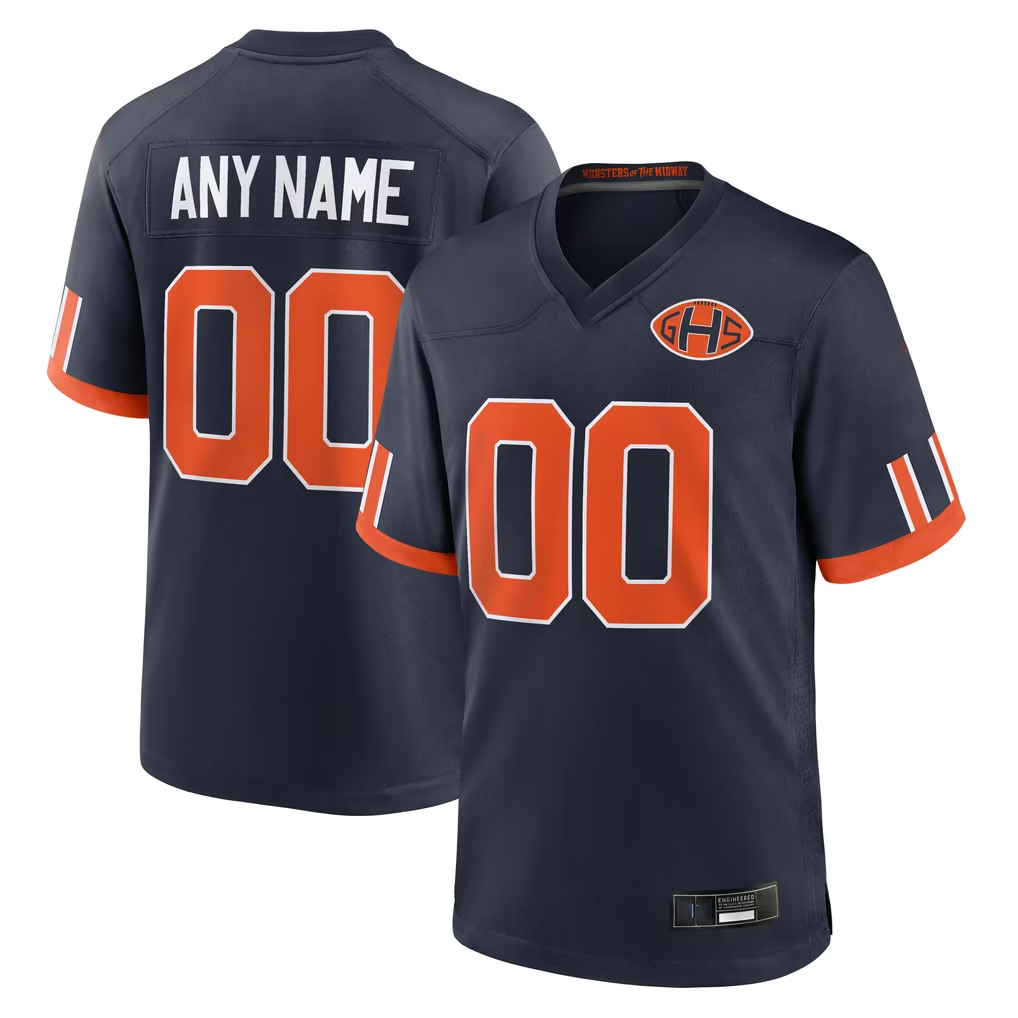 MWATKINS Custom C.Bears Navy 2026 Rivalries Collection Game Stitched Jerseys