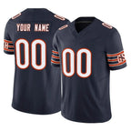 MWATKINS Custom C.Bears Navy Vapor F.U.S.E. Limited Home Game Any Name & Numbers Stitched Jerseys