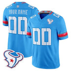 Custom H.Texans Rivalries Blue Jersey - All Stitched Jersey MWATKINS