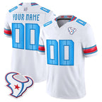Custom H.Texans White 2026 Rivalries Vapor Limited Jersey - All Stitched Jersey MWATKINS