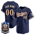 Custom Los Angeles Dodgers x Dia De Los Muertos Navy 2026 Baseball jersey MWATKINS