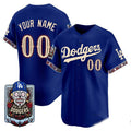 Custom Los Angeles Dodgers x Dia De Los Muertos Royal 2026 Baseball jersey MWATKINS