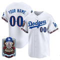 Custom Los Angeles Dodgers x Dia De Los Muertos White 2026 Baseball jersey MWATKINS