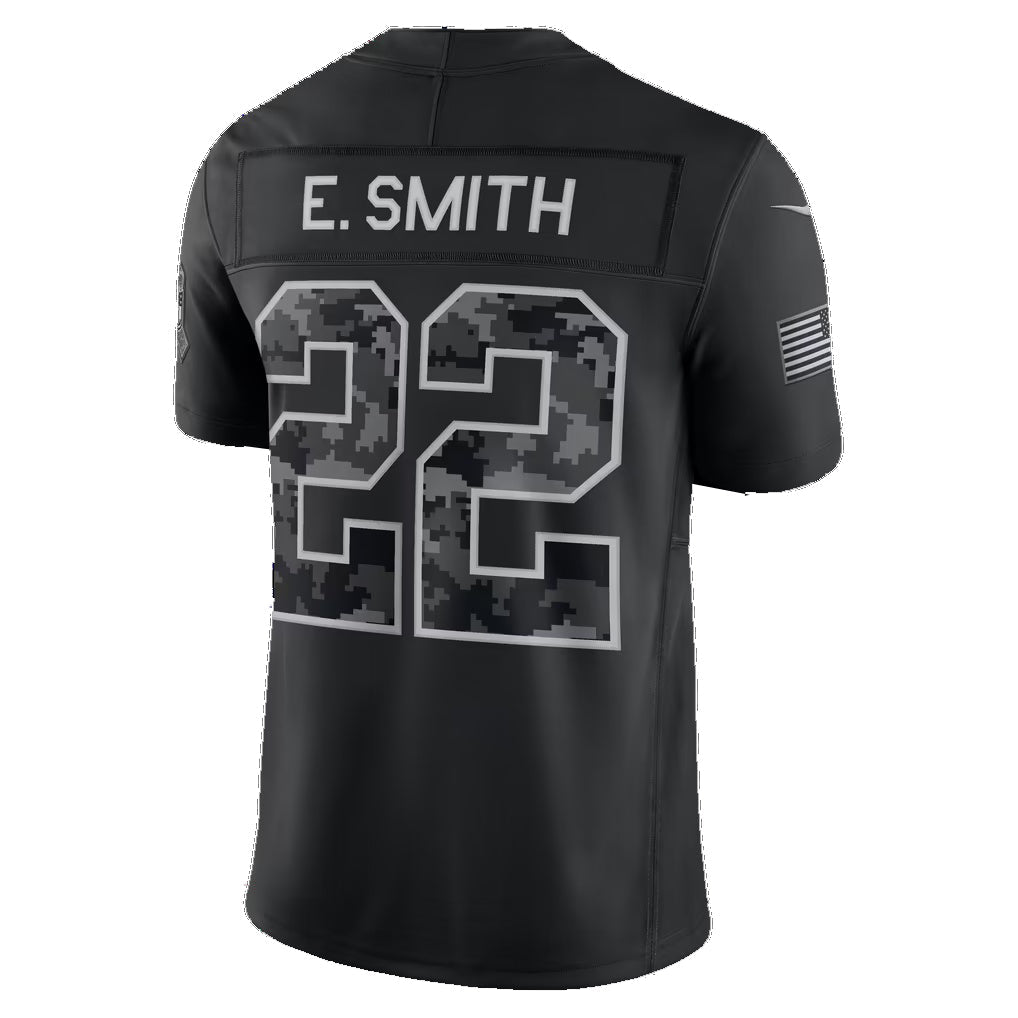 D.Cowboys #22 Emmitt Smith Black 2026 Salute to Service Retired Player Stitched Limited Football jersey MWATKINS
