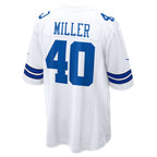 D.Cowboys #40 Von Miller White Game Jersey MWATKINS