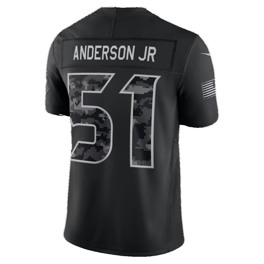 H.Texans #51 Will Anderson Jr. Black 2026 Salute to Service Stitched Limited Football jersey MWATKINS