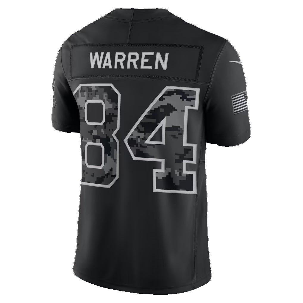 IN.Colts #84 Tyler Warren Black 2026 Salute to Service Stitched Limited Football jersey MWATKINS