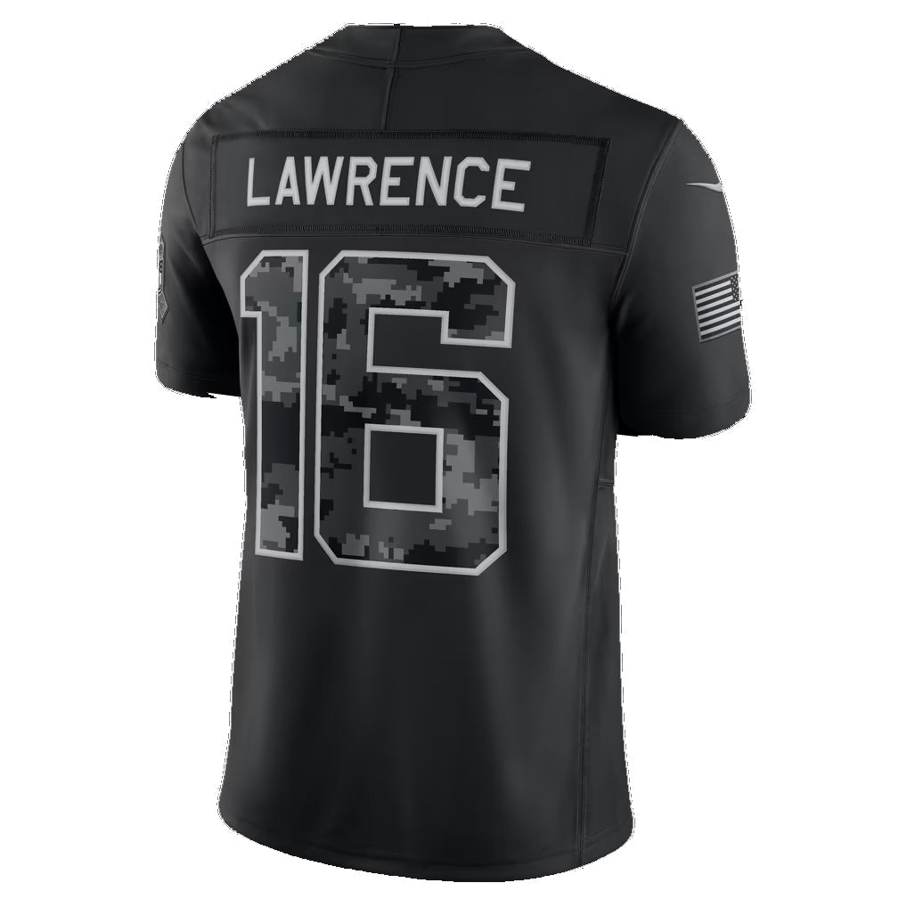 J.Jaguars #16 Trevor Lawrence Black 2026 Salute to Service Stitched Limited Football jersey MWATKINS