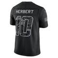 LA.Chargers #10 Justin Herbert Black 2026 Salute to Service Stitched Limited Football jersey MWATKINS