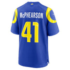 LA.Rams #41 Zech McPhearson Royal Team Game Jersey MWATKINS