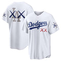 Los Angeles Dodgers KAWS White Stadium Stitched Baseball Jerseys