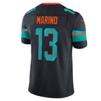 M.Dolphins #13 Dan Marino Navy Rivalries Collection Stitched Limited Jersey MWATKINS