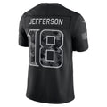 MN.Vikings #18 Justin Jefferson Black 2026 Salute to Service Stitched Limited Football jersey MWATKINS