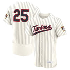 Minnesota Twins #25 Byron Buxton Cream 2026 Field of Dreams Authentic Stitched Baseball Jerseys