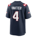 NE.Patriots #4 Adam Vinatieri Navy Team Retired Game Stitched Football Jerseys