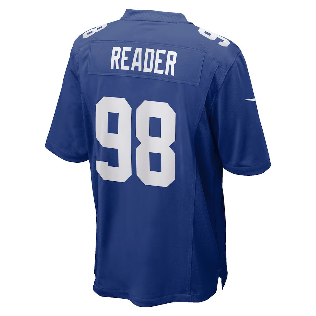 NY.Giants #98 D.J. Reader Royal Game  Stitched Football Jerseys