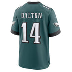 P.Eagles #14 Andy Dalton Midnight Green Team Game Jersey MWATKINS