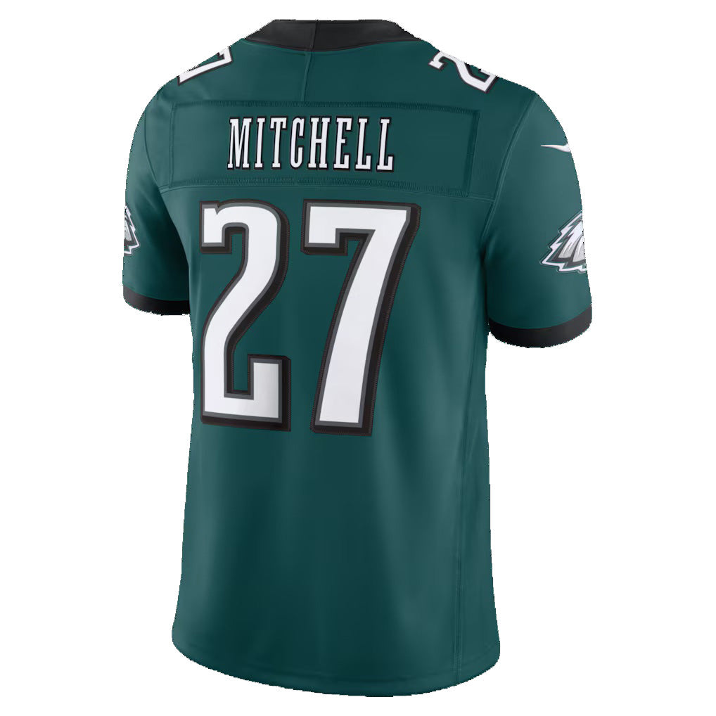 P.Eagles #27 Quinyon Mitchell Midnight Green Team Vapor F.U.S.E. Limited Stitched Football Jerseys