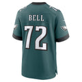 P.Eagles #72 Markel Bell Midnight Green Team Game Jersey MWATKINS