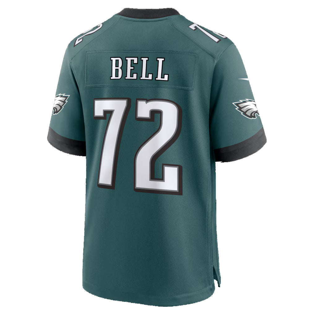P.Eagles #72 Markel Bell Midnight Green Team Game Jersey MWATKINS