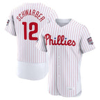 Philadelphia Phillies #12 Kyle Schwarber 2026 All-Star Game White Authentic Stitched Baseball Jerseys