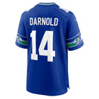 S.Seahawks #14 Sam Darnold Royal Alternate Game Player Stitched Football Jerseys