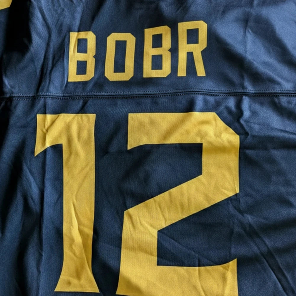 Personalized Black Gold American Football Jersey Custom Printed Team Name Number Fans Gift Men Women Youth Football Top