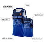 Custom Basketball Jersey Gold Navy Personalized Printed Your Own Name Number Logo Men/Women/Kids Quick Dry Sleeveless Shirts