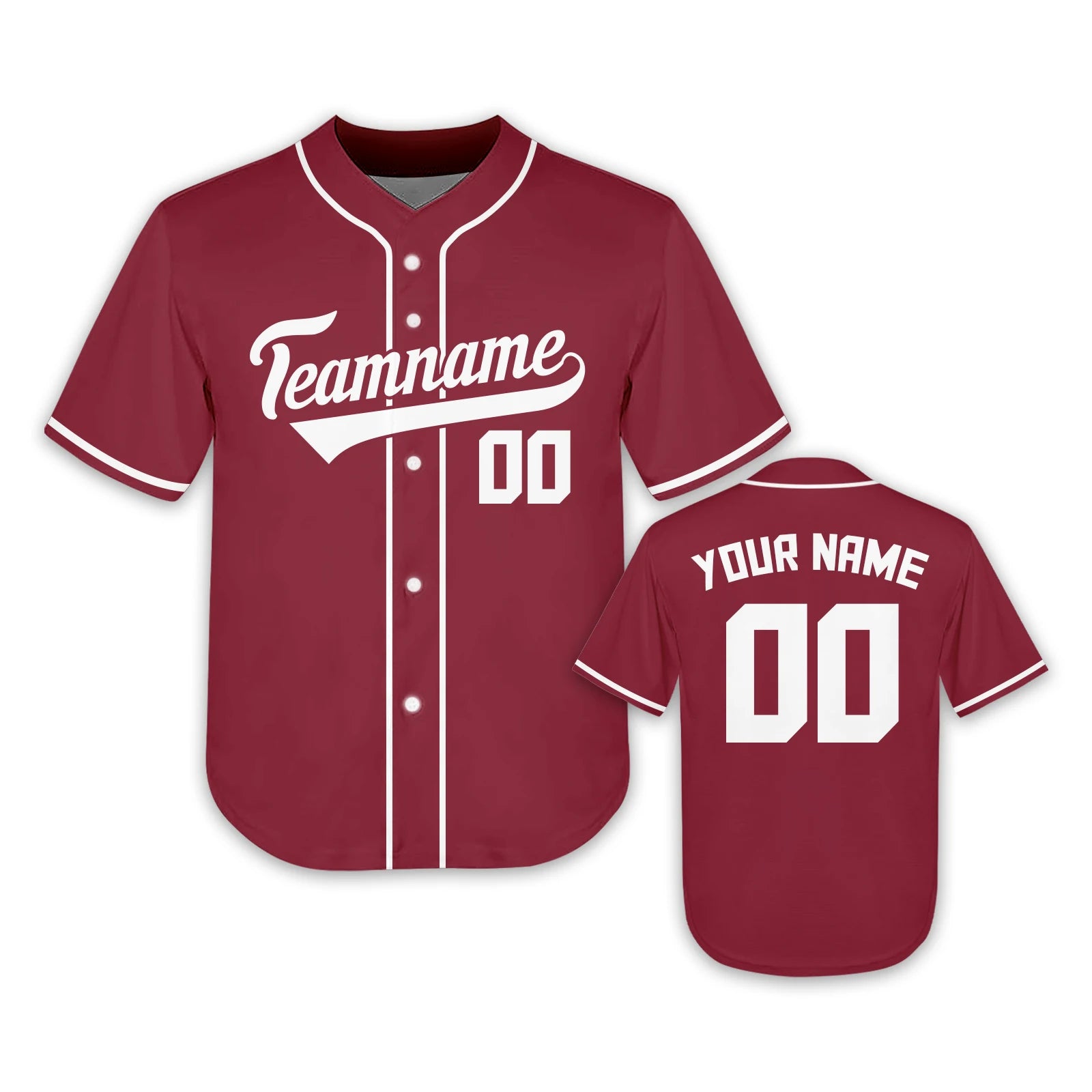 Custom Kids Baseball Jersey Personalized Plain Baseball Uniform with Printed Name Number Baseball Team Shirt Youth Fans Gift