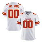 Custom American Football Jersey Personalized Name Number Red Football Team Shirt for Men Women Youth Kids