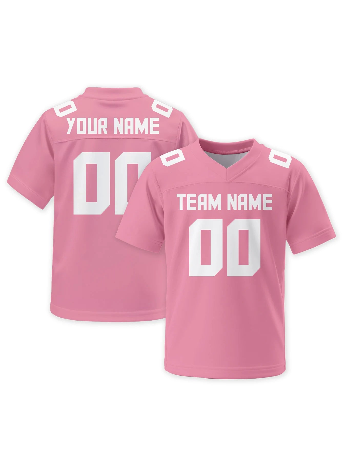 Custom Men's American Football Jersey Personalized Name Number Solid Color Football Team Uniform Sports Jersey