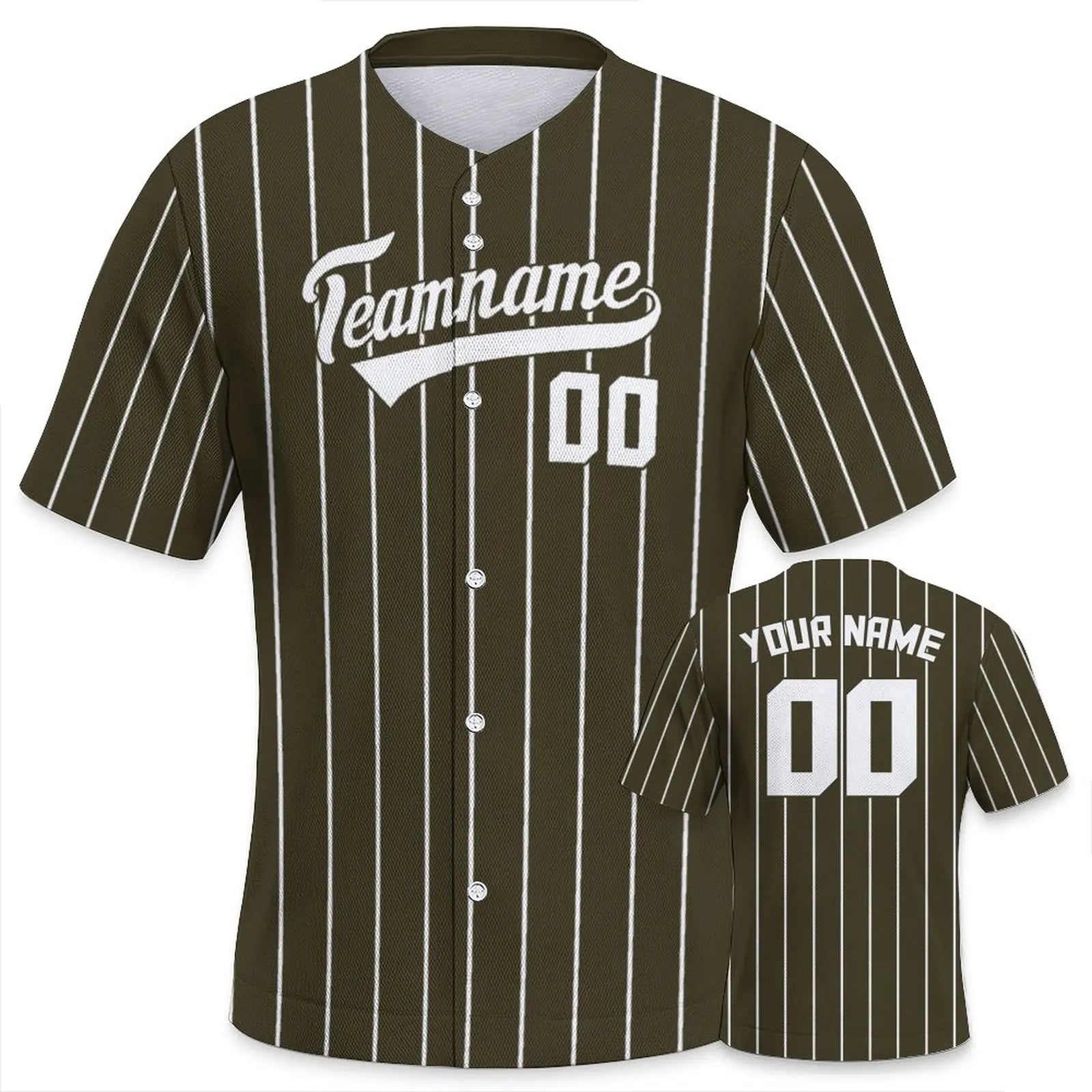 Men's Custom Baseball Jersey Solid Pinstripe Personalized Name Number Printing Fans Gift Baseball Team Shirt for Sportswear