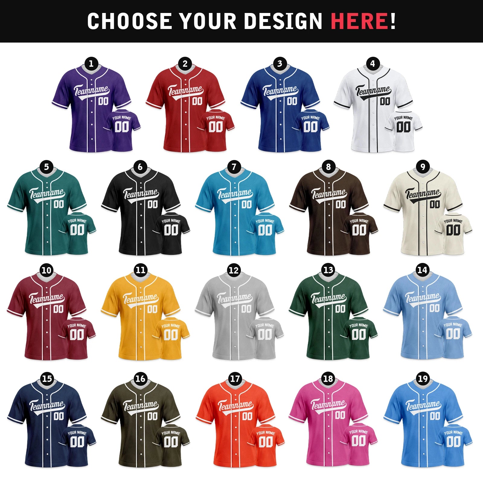 Custom Baseball Jersey for Kids Youth Plain Personalized Baseball Uniform with Printed Team Name Number Baseball Shirt Fans Gift