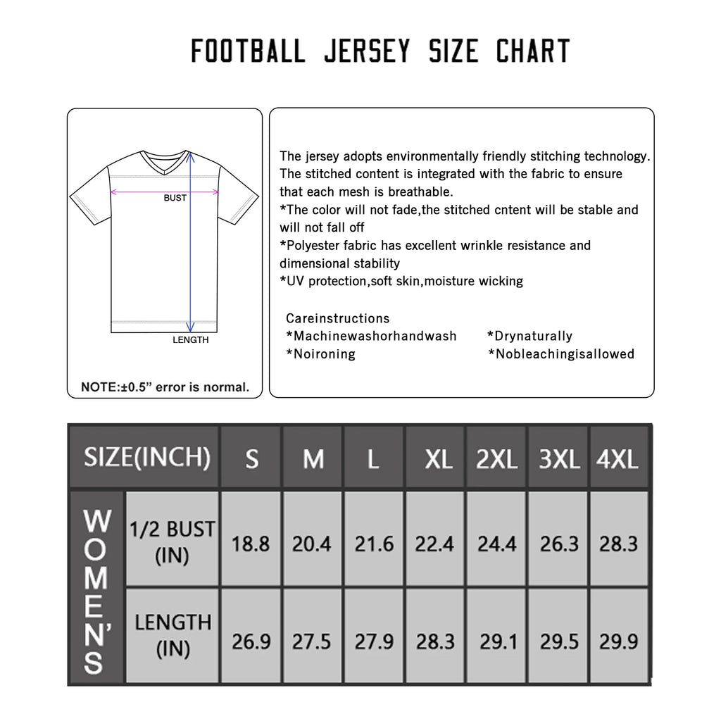 Custom American Football Jersey Personalized Printed Team Name Number Training Uniform Blue Gray Fans Gift for Adults Kids